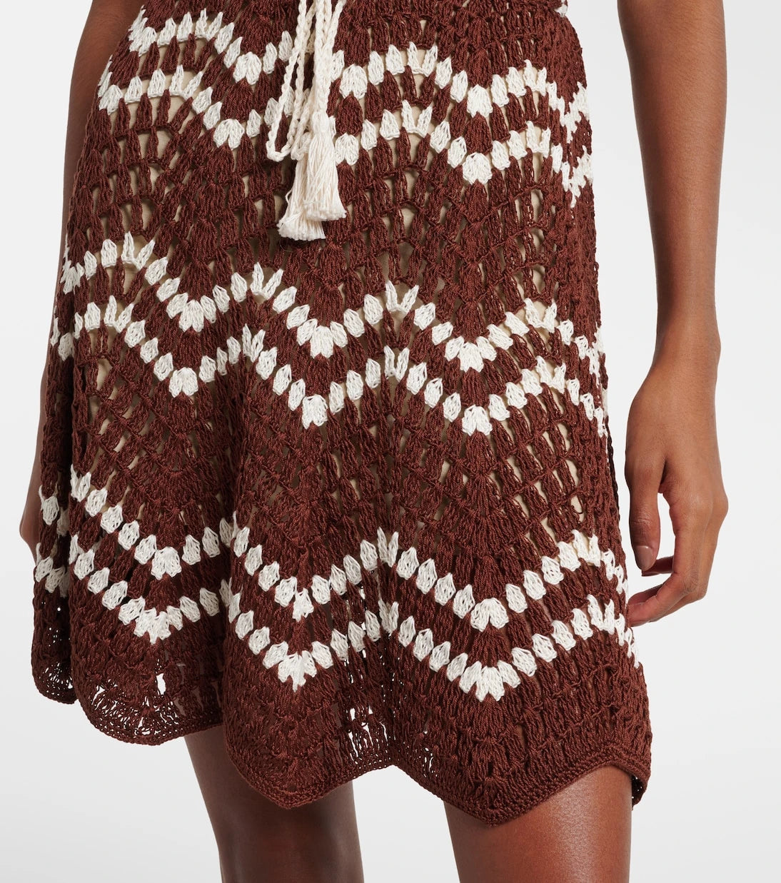 Anna Kosturova - Melissa crochet cotton minidress
