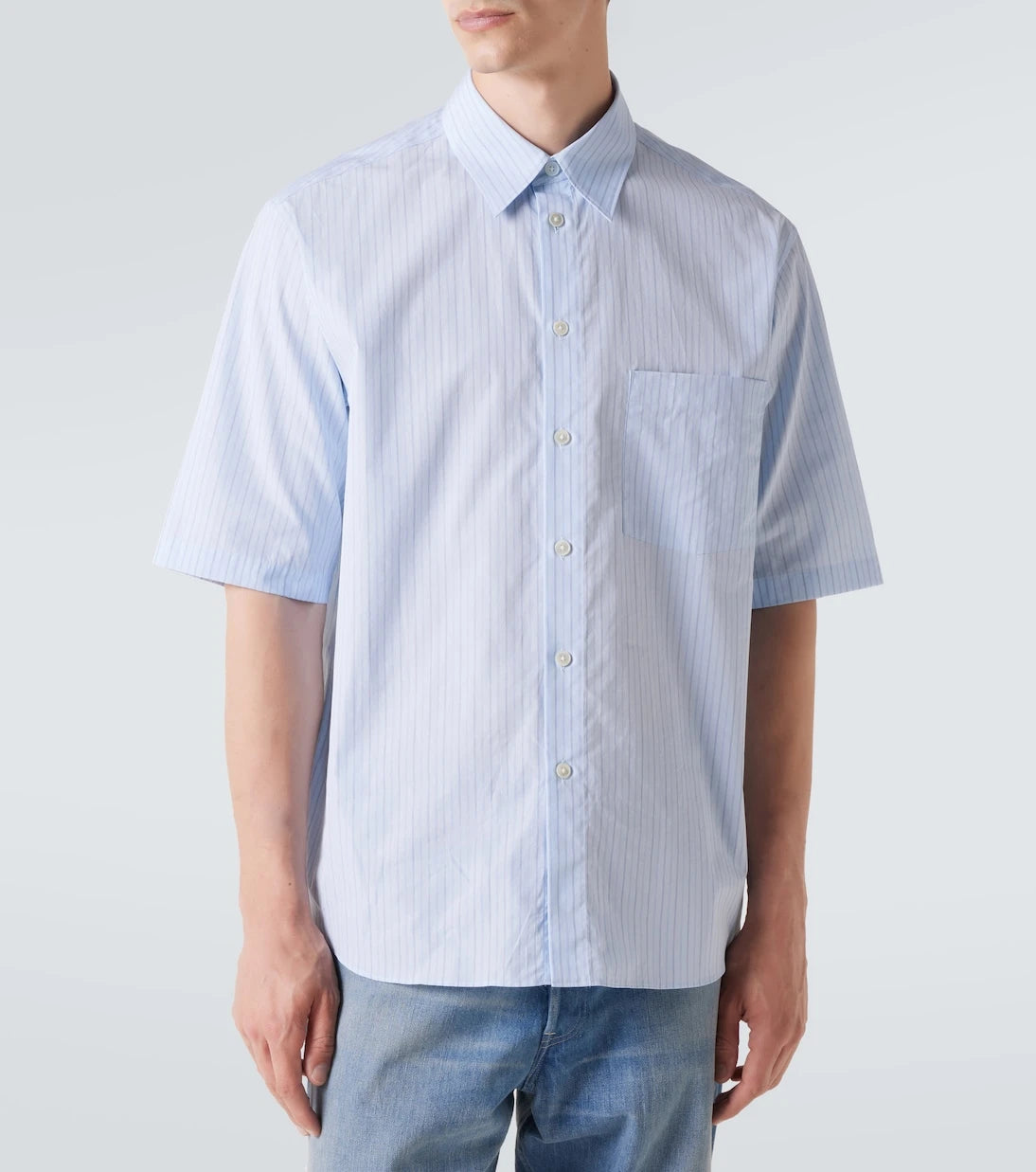 Auralee - Striped cotton shirt