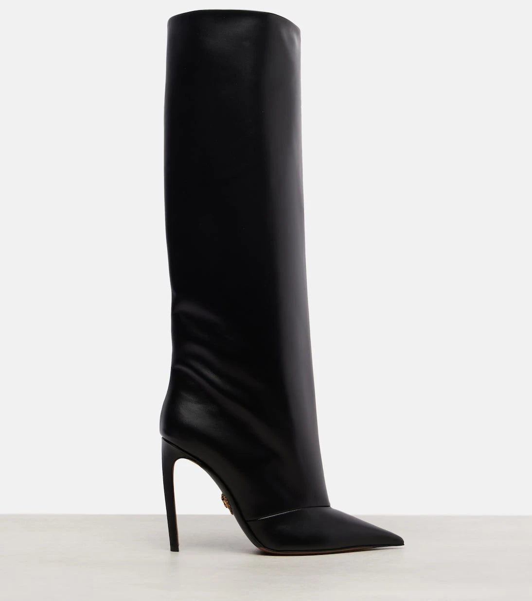 Dolce&Gabbana - Leather knee-high boots