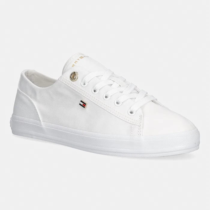 Tommy Hilfiger TH FOXING SNEAKER CANVAS Kadın Düşük Kesim Sneaker