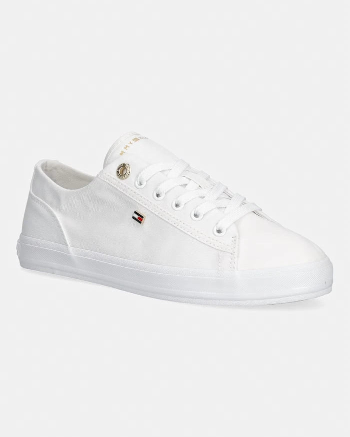 Tommy Hilfiger TH FOXING SNEAKER CANVAS Kadın Düşük Kesim Sneaker