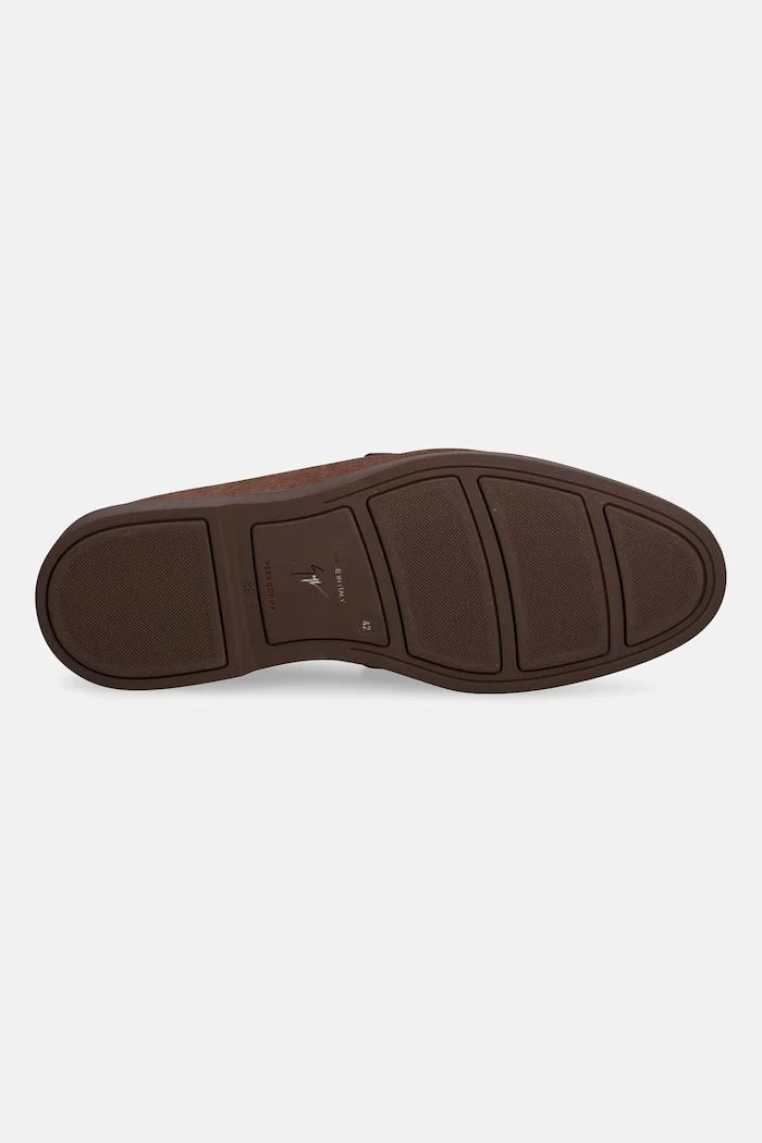 Giuseppe Zanotti Erkek Süet Mokasen Berth