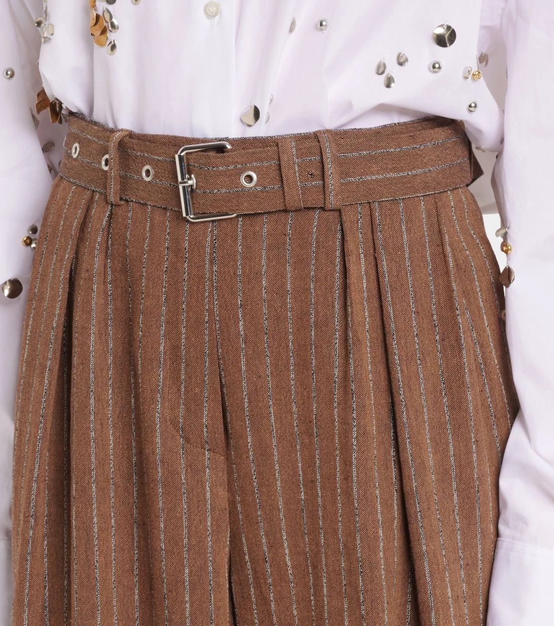 Dries Van Noten - Linen-blend wide-leg pants