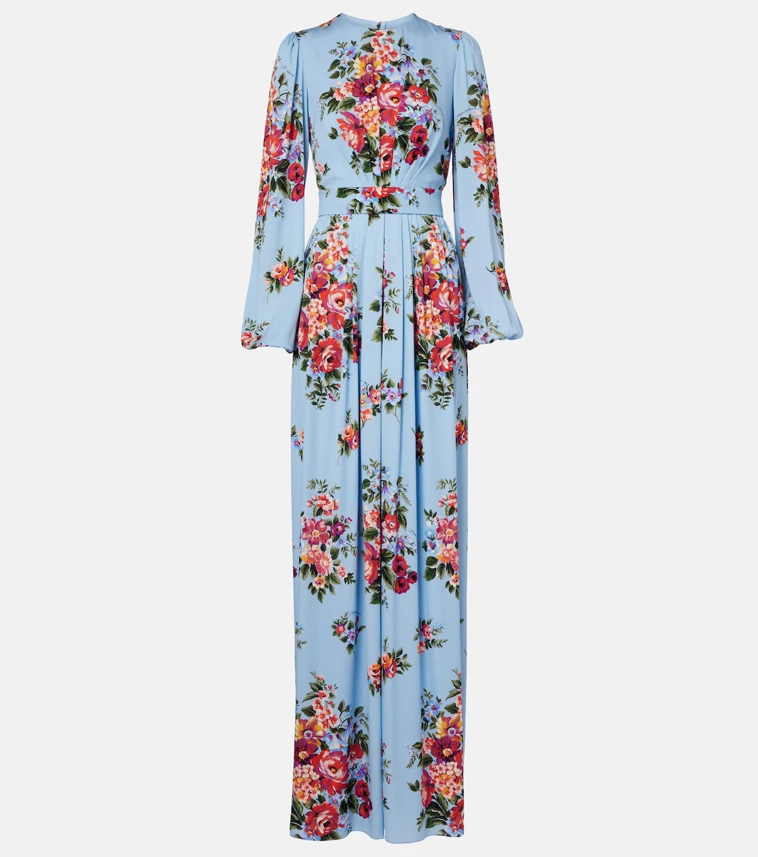Dolce&Gabbana - Floral silk-blend charmeuse gown