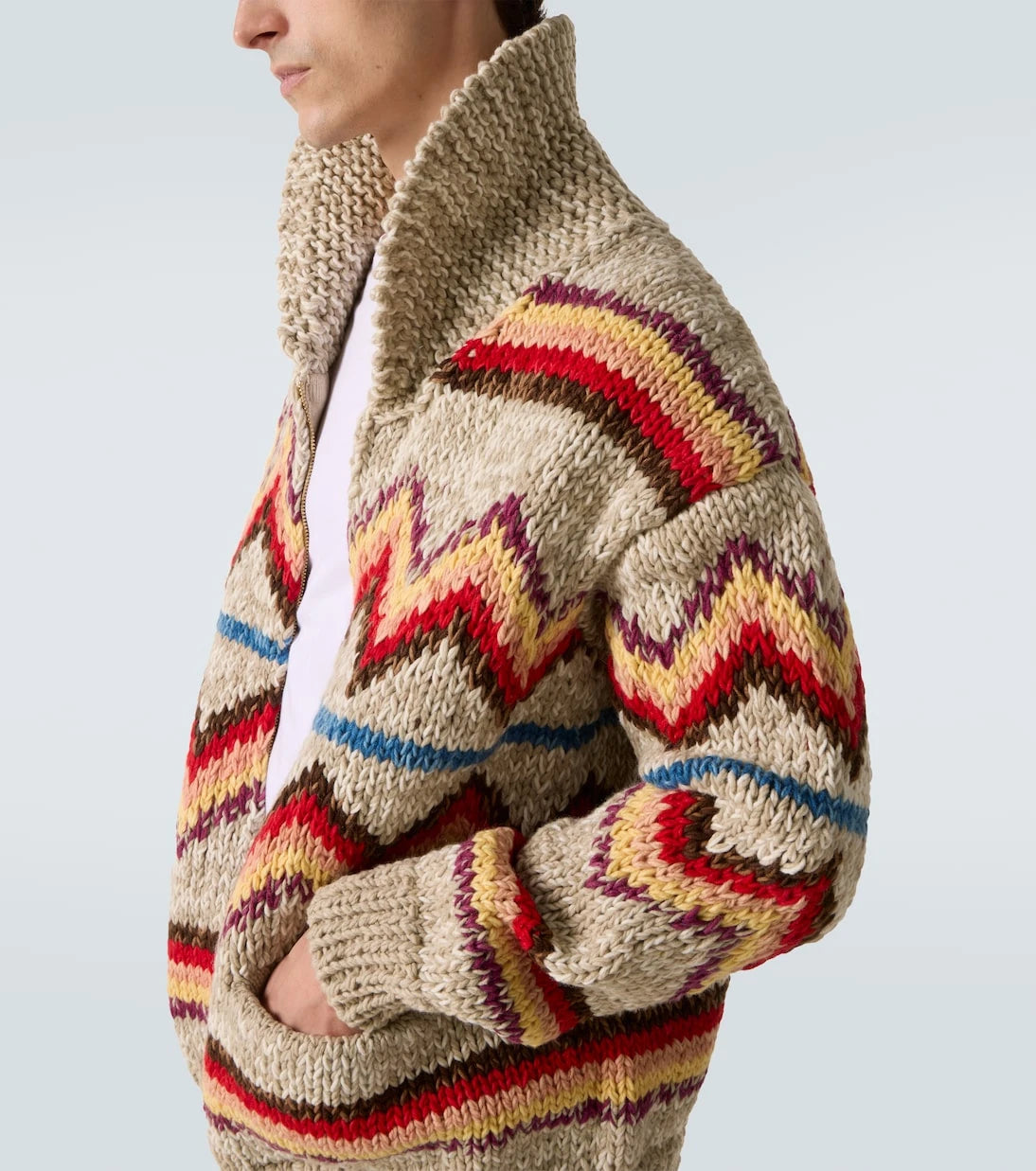 Visvim - Wool and cashmere jacquard cardigan