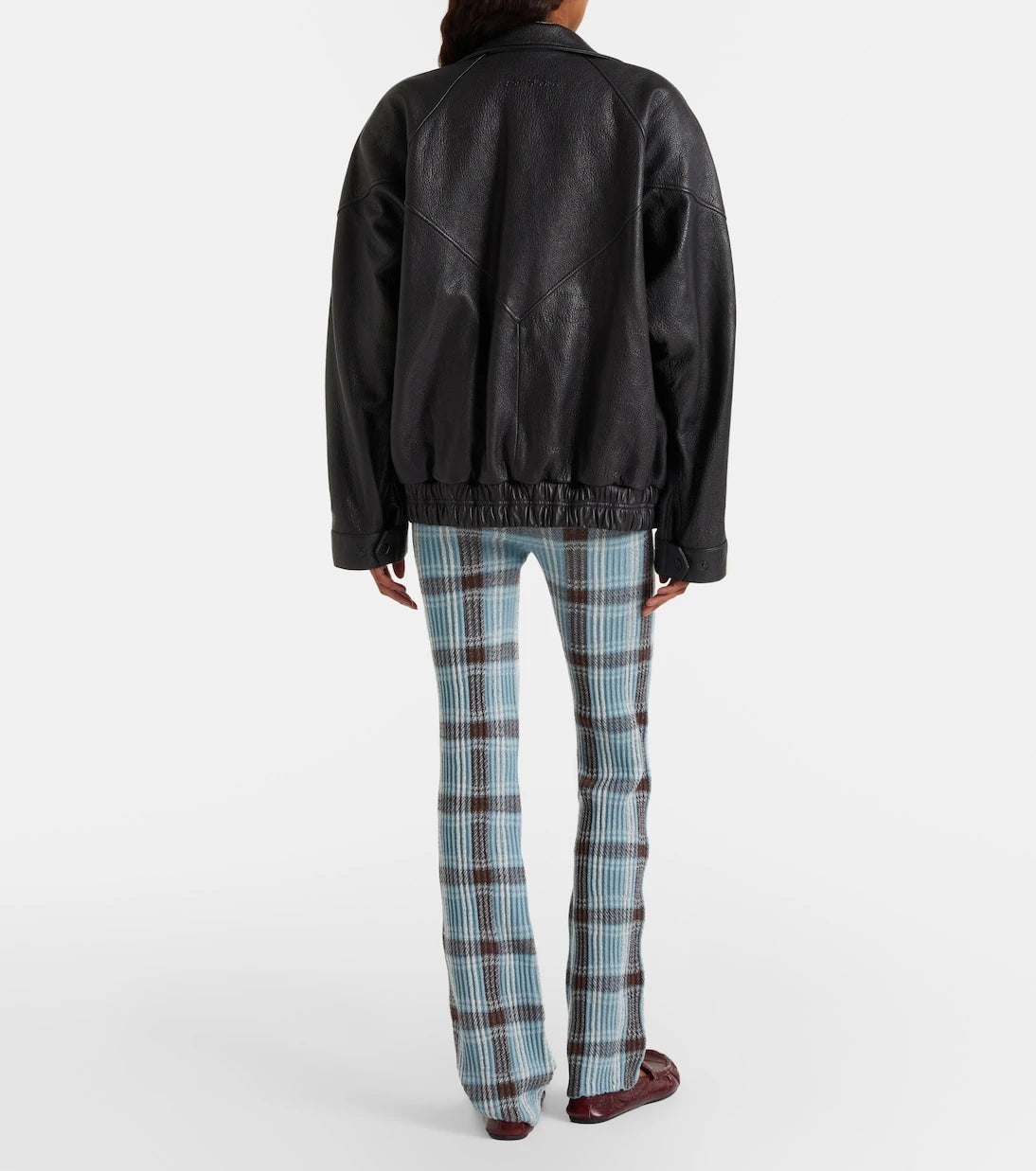 Acne Studios - Checked wool-blend slim pants