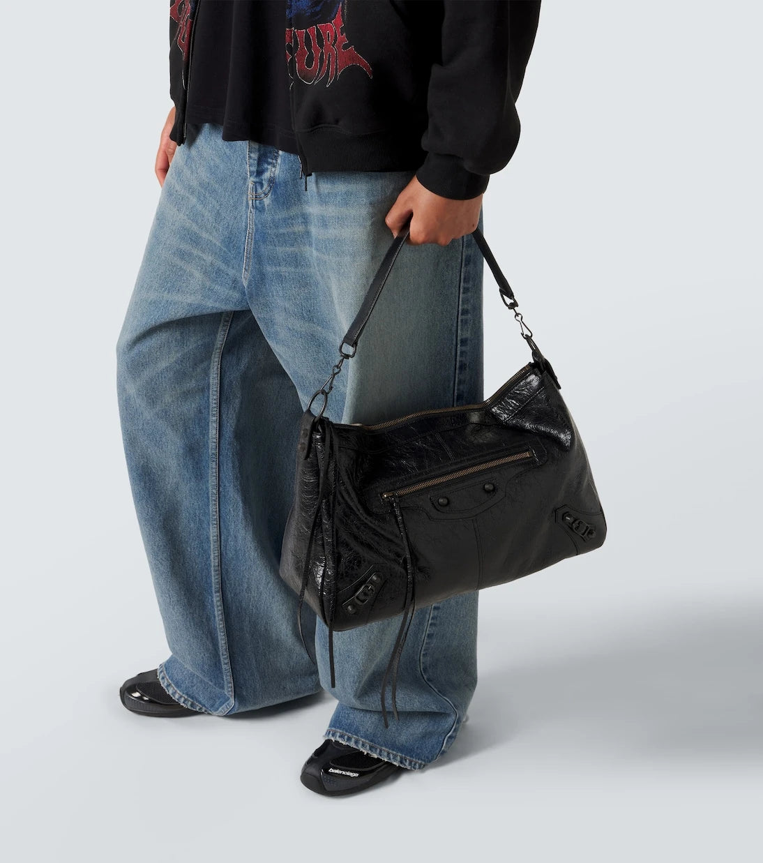 Balenciaga - Le City leather shoulder bag