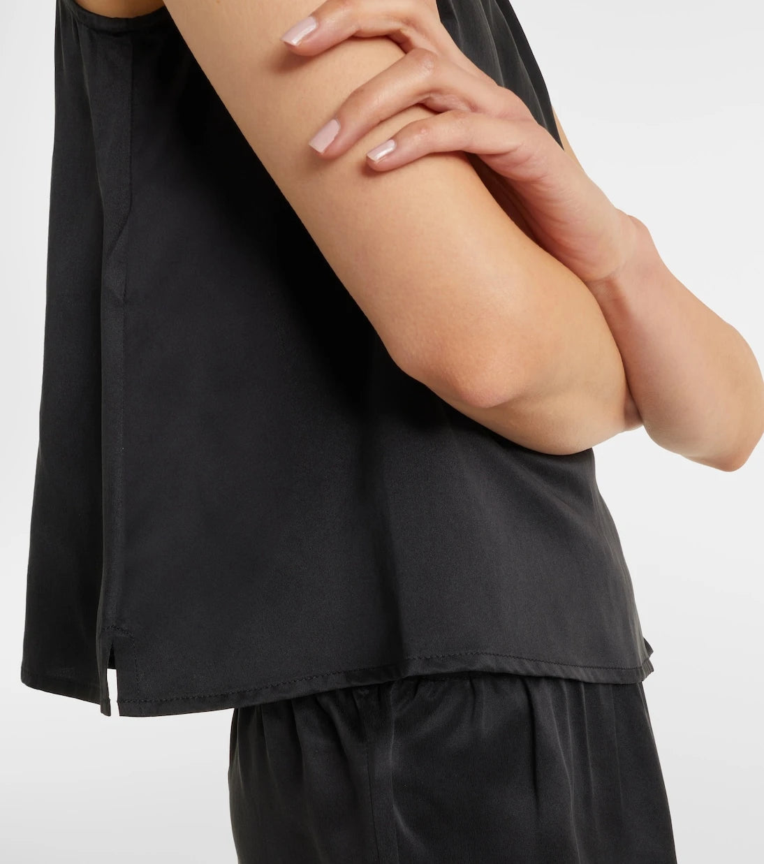Asceno - Sofia silk charmeuse tank top