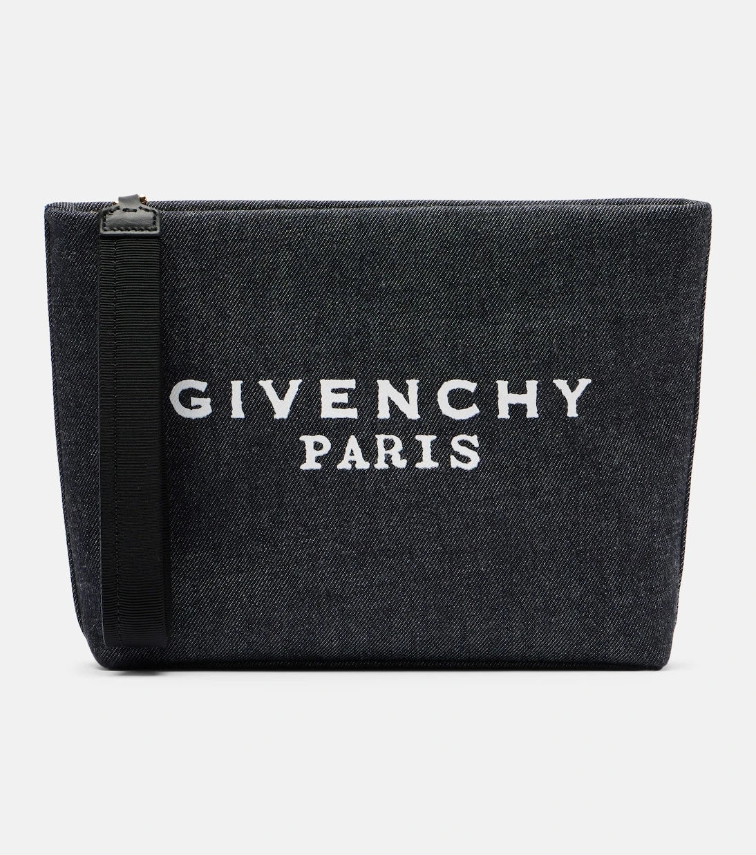 Givenchy - Logo cotton denim pouch