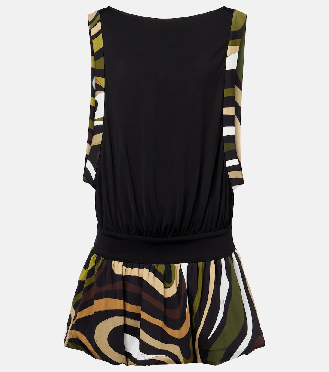 Pucci - Marmo gathered jersey minidress