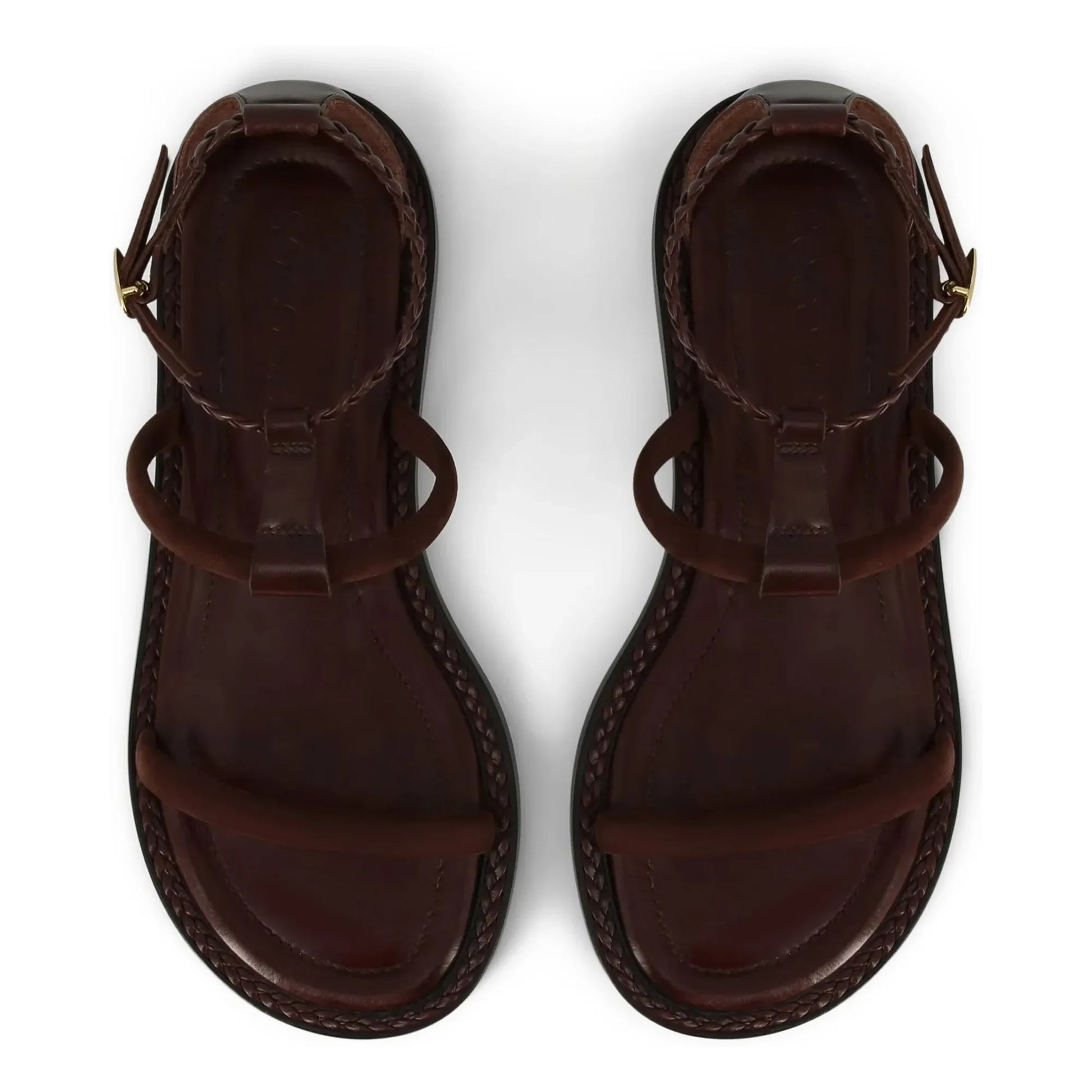 Socque Paris - Palma Leather Sandals | Chocolate
