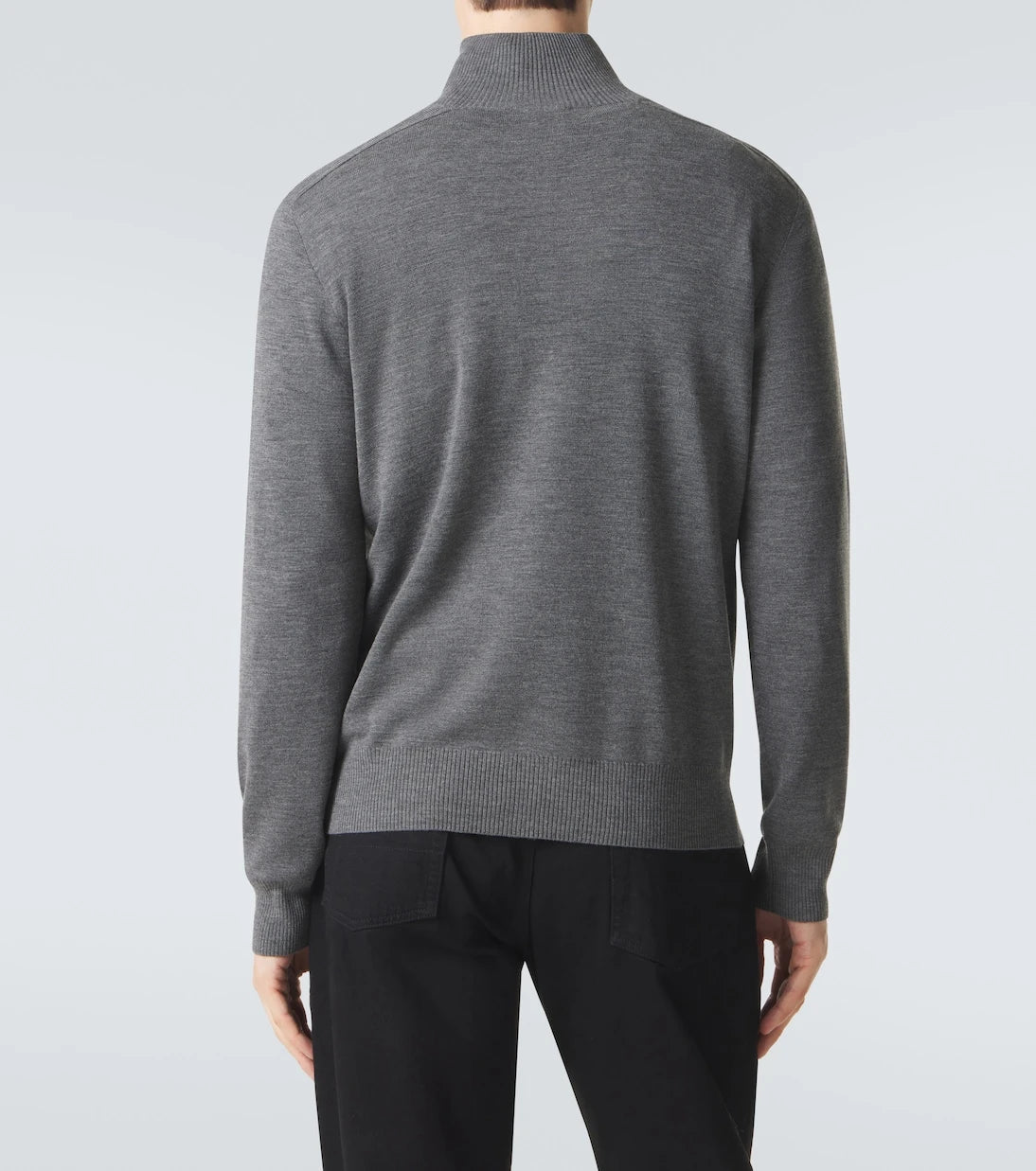 Burberry - Wool half-zip sweater