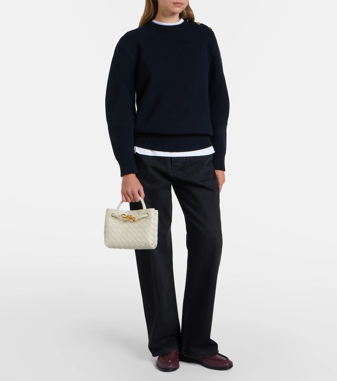 Bottega Veneta - Andiamo Mini leather top-handle bag