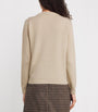 Weekend Max Mara Beige Jacquard Dog Sweater