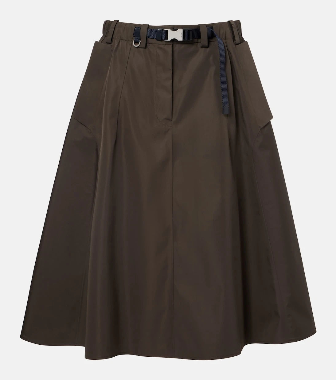 Prada - Belted midi skirt