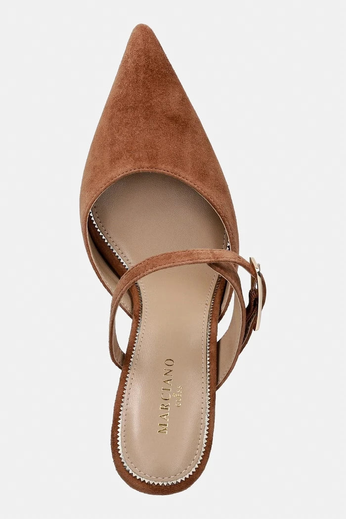 Marciano by Guess kadın süet ince topuklu terlikler