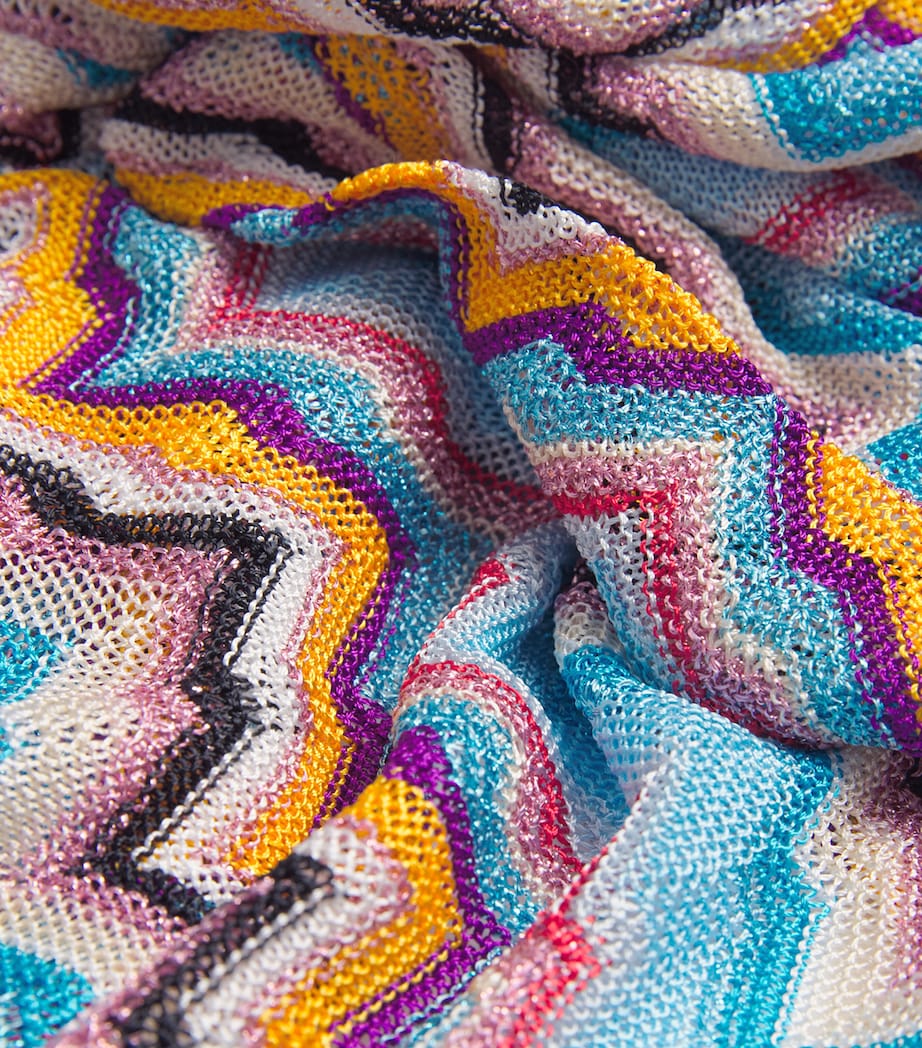 Missoni Multi Metallic-Knit Beach Cover-Up