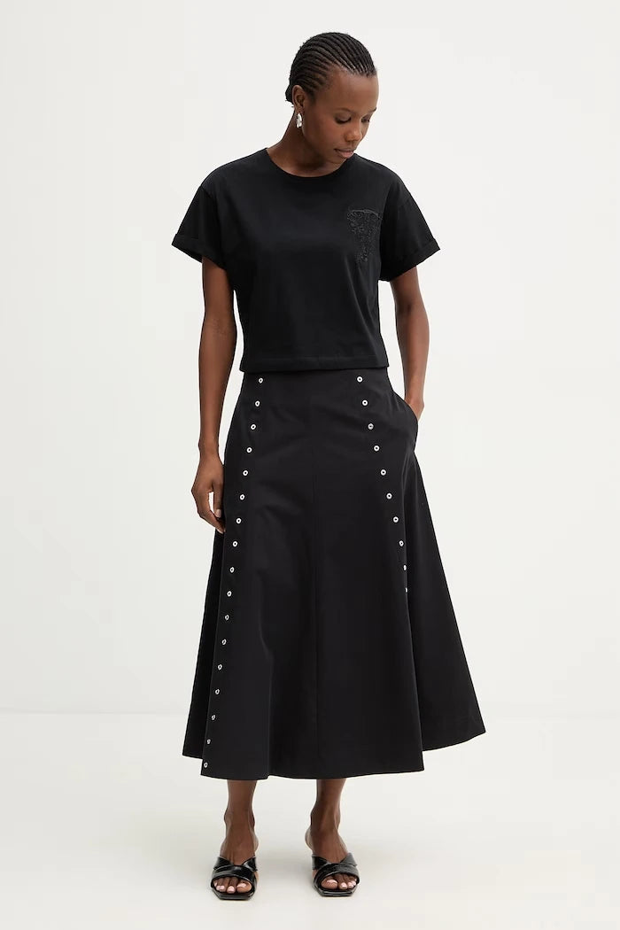 Twinset kadın pamuklu oversize tişört