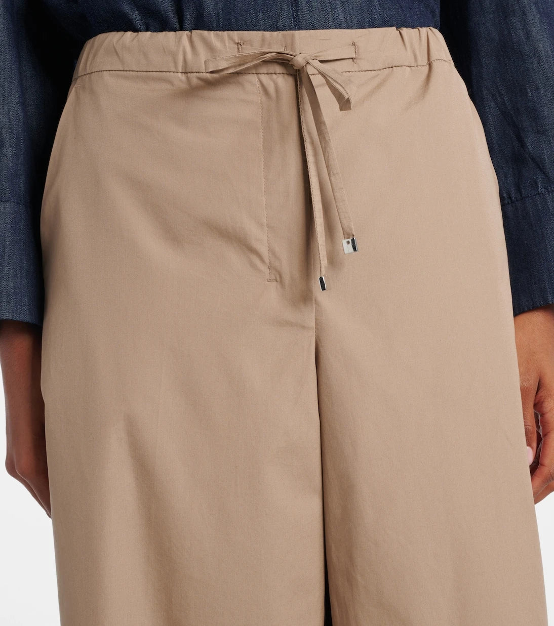 'S Max Mara - Auero cotton poplin wide-leg pants
