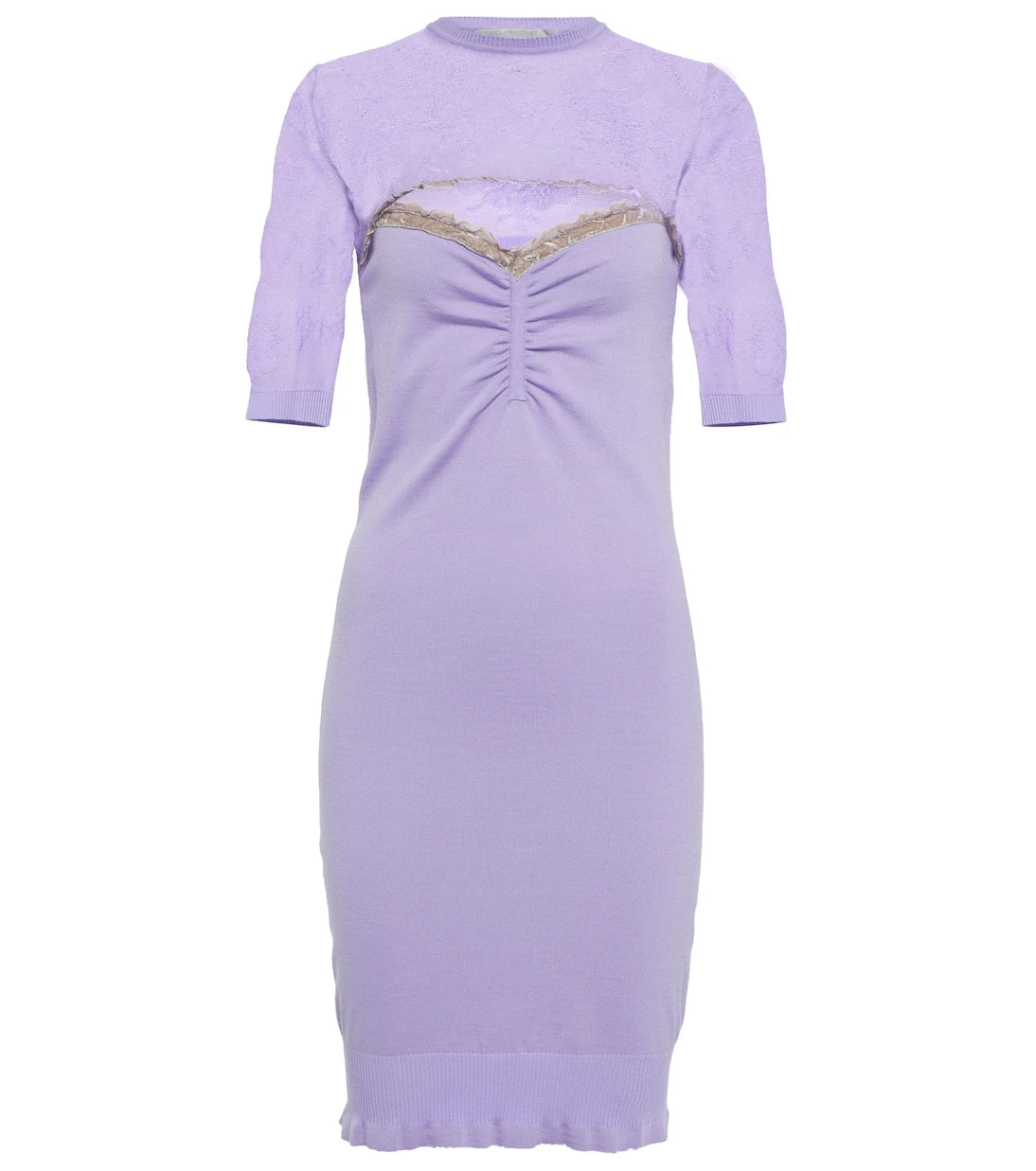 Stella McCartney - Cutout virgin wool minidress