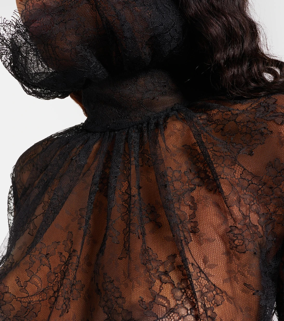 McQueen - Floral lace top