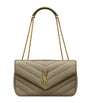 Saint Laurent Green Medium Loulou Shoulder Bag