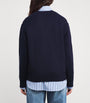 Wool-Cashmere Polo Bear Sweater