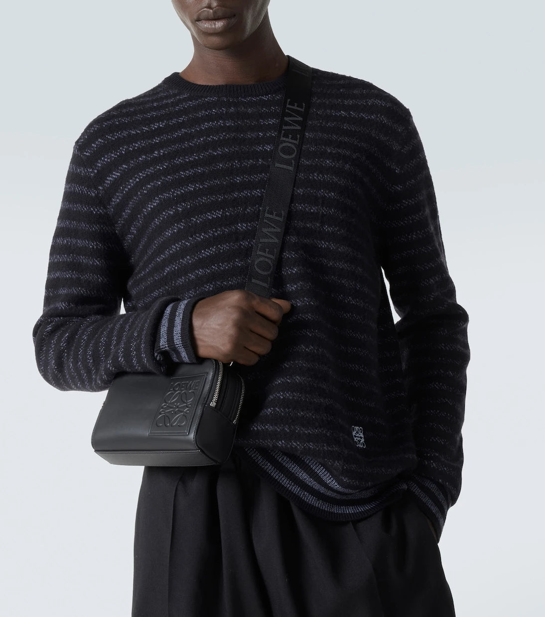 Loewe - Anagram Mini leather crossbody bag
