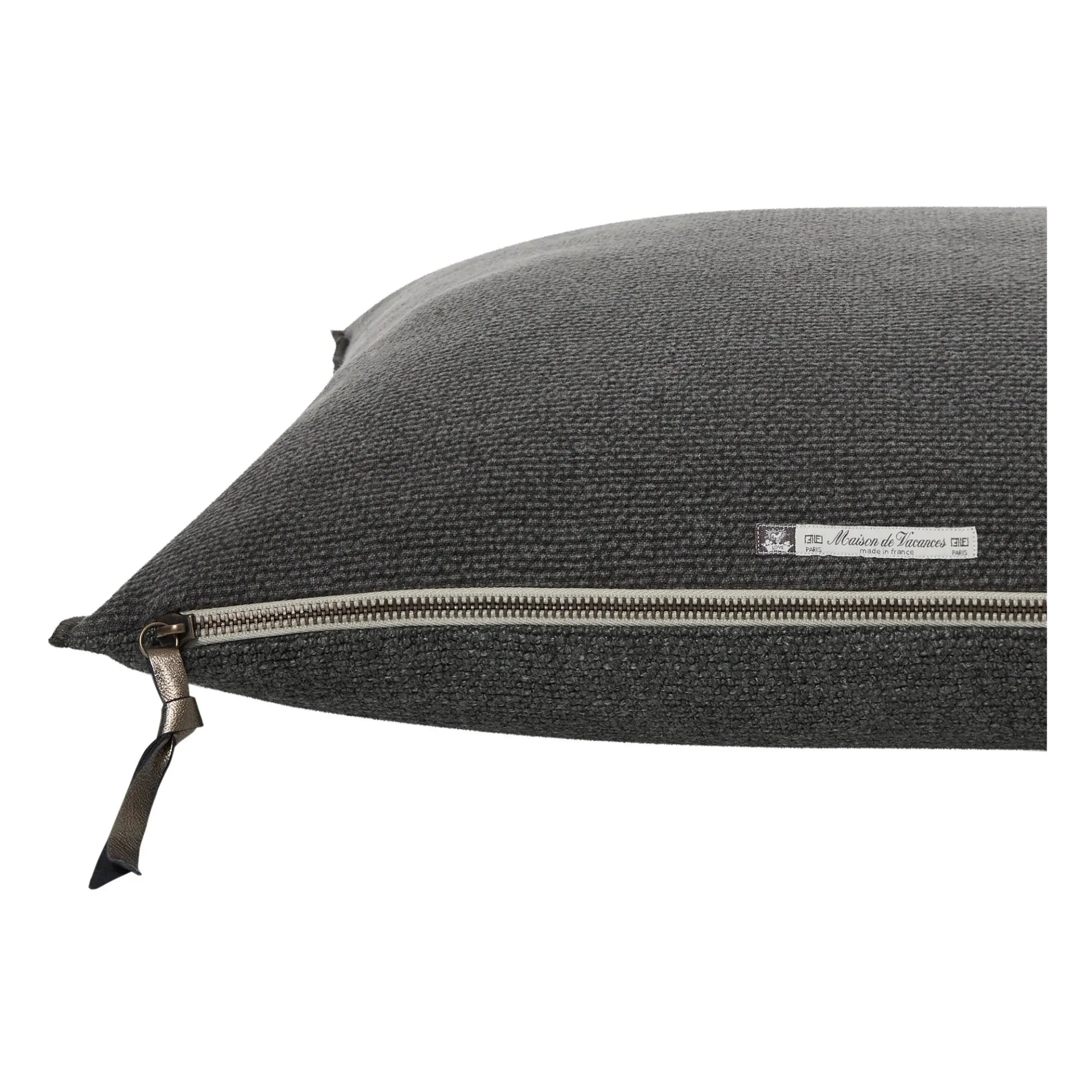 Maison de Vacances - Vice Versa Formentera canvas cushion | Carbon