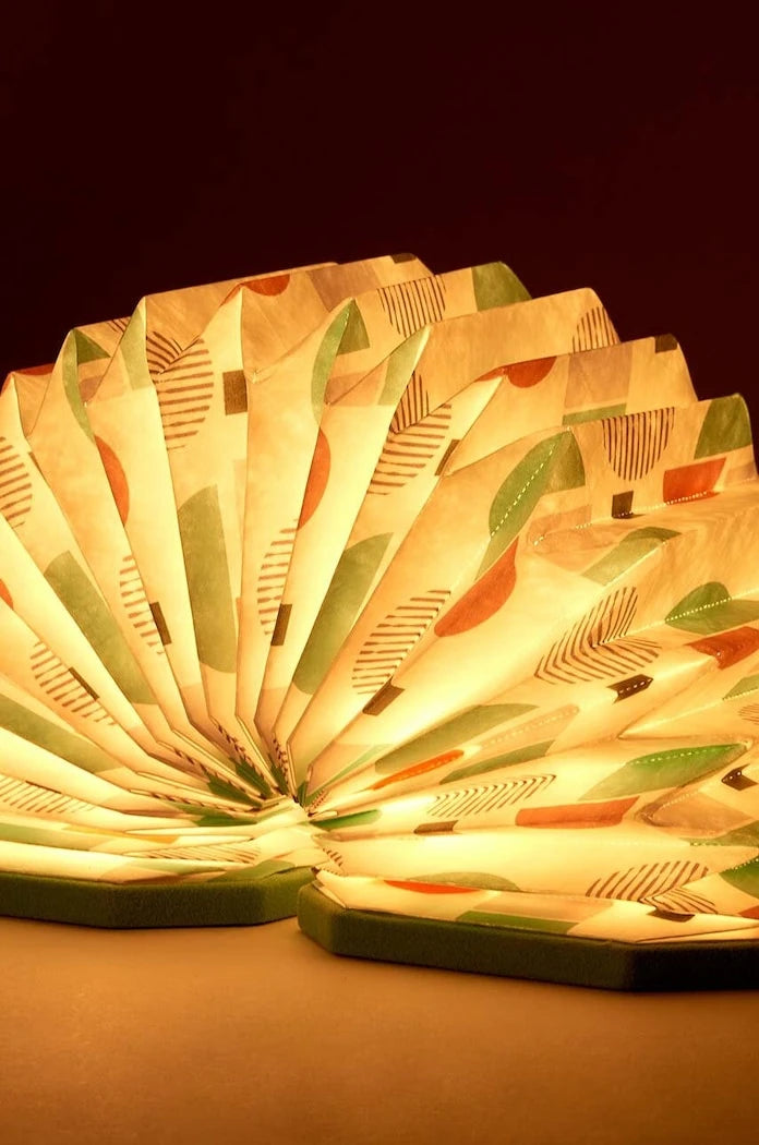 Gingko Design Velvet Accordion Lambası