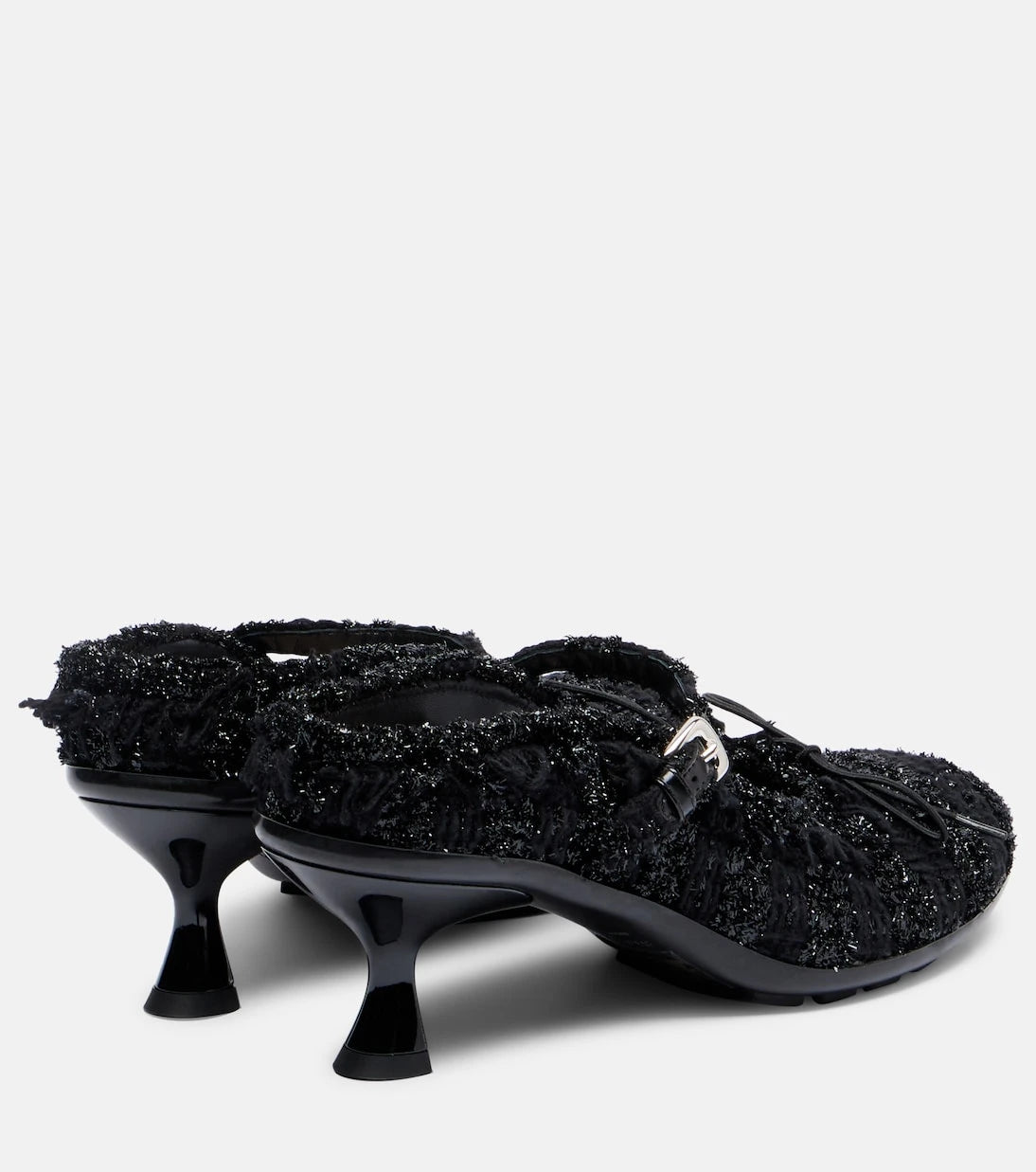 Simone Rocha - Kanvas topuklu terlik
