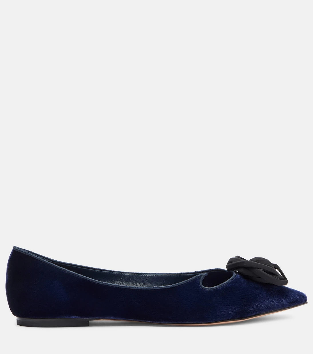 Roger Vivier - Rose Vivier velvet ballet flats