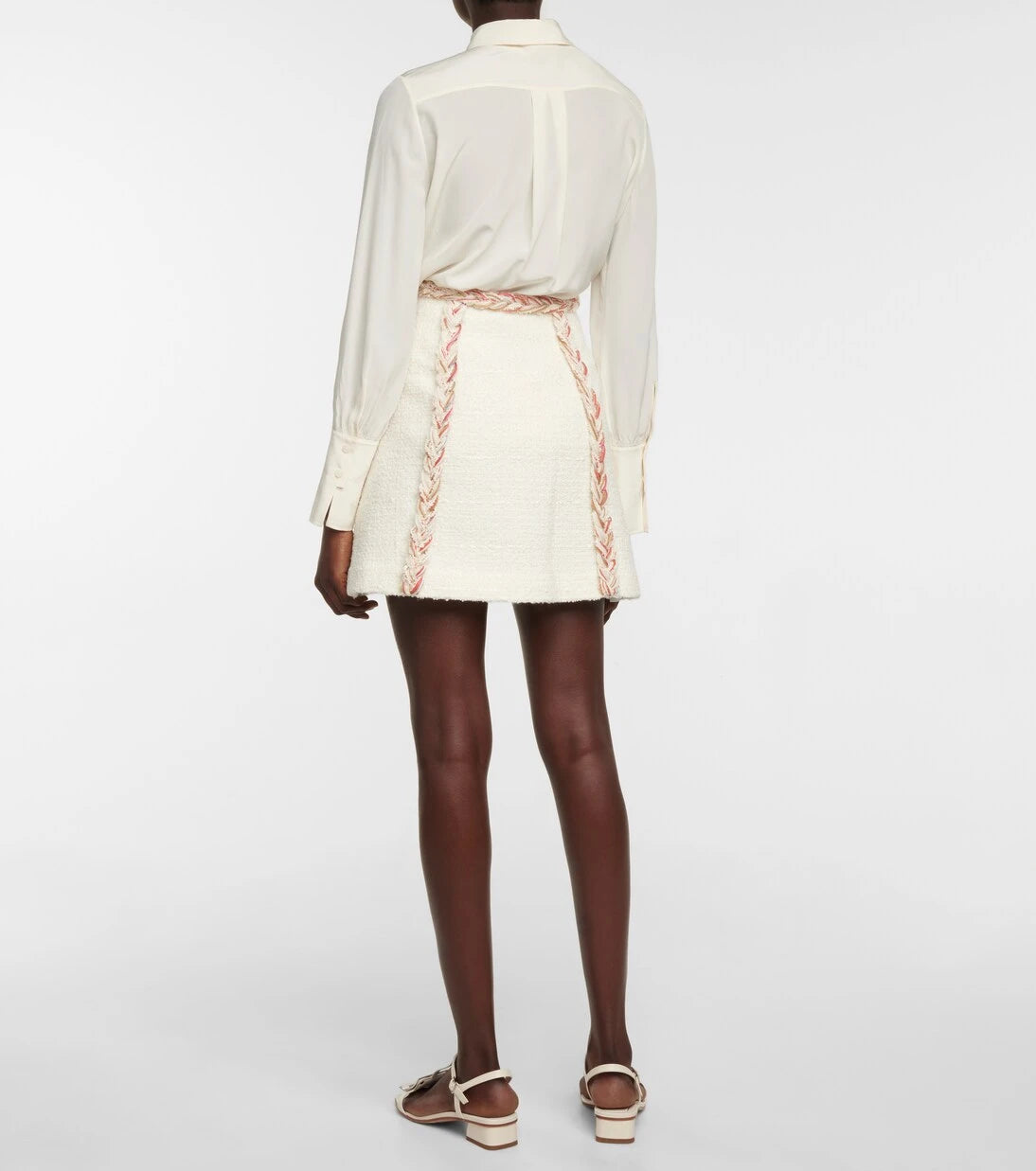 Giambattista Valli - Tweed wool-blend miniskirt