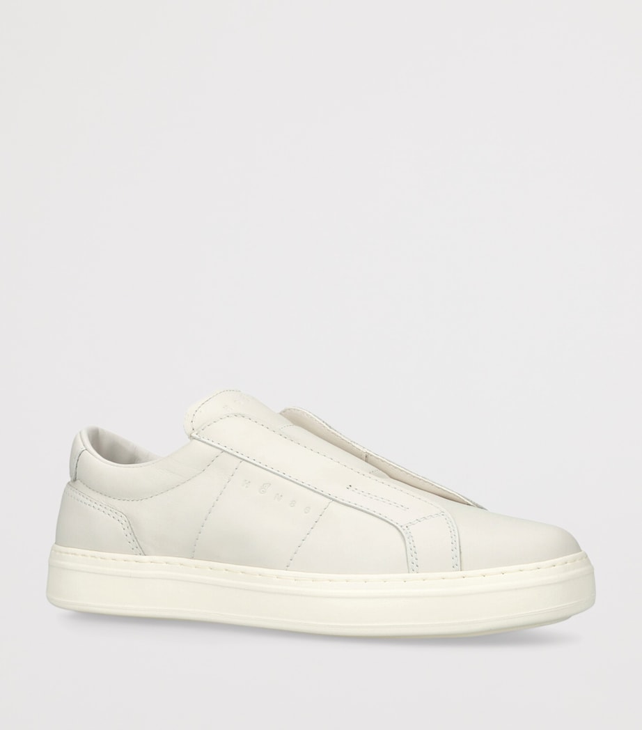 Leather H668 Slip-On Sneakers