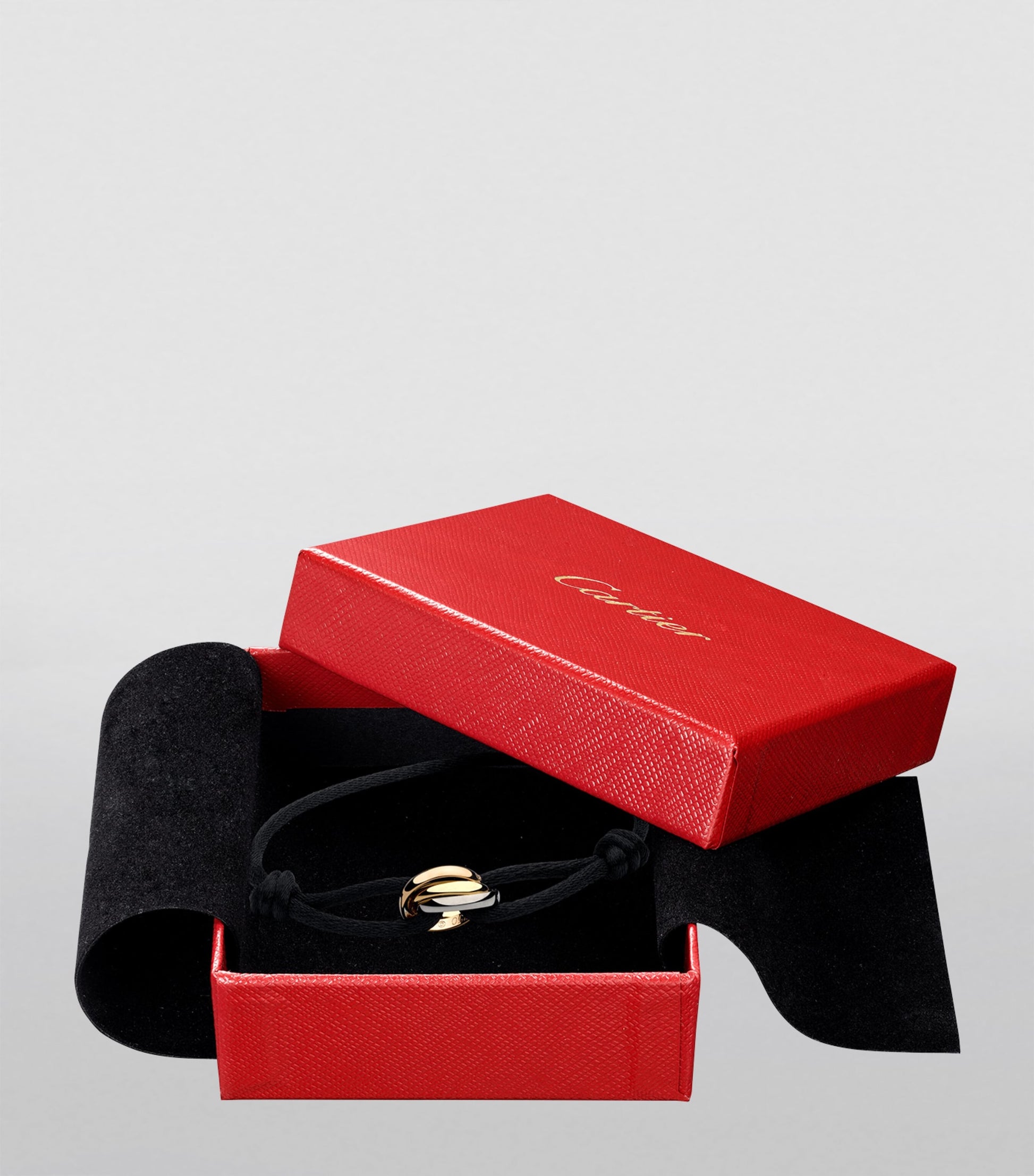 White, Yellow and Rose Gold Trinity Bracelet