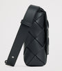 Bottega Veneta Leather Intreccio Diago Cross-Body Bag