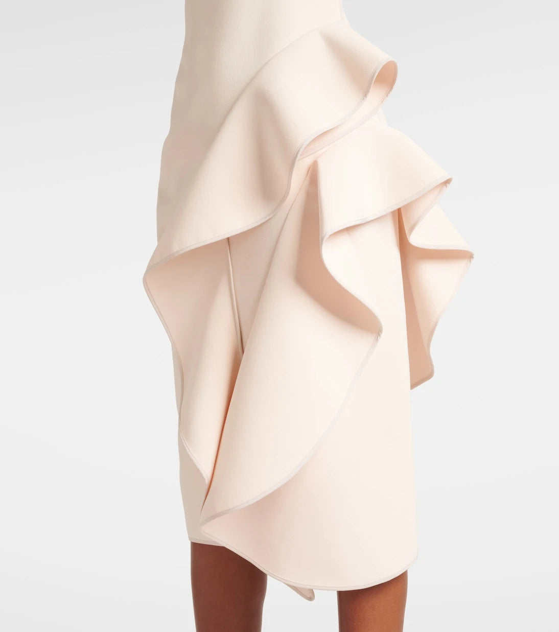 Maticevski - Ruffled one-shoulder midi dress