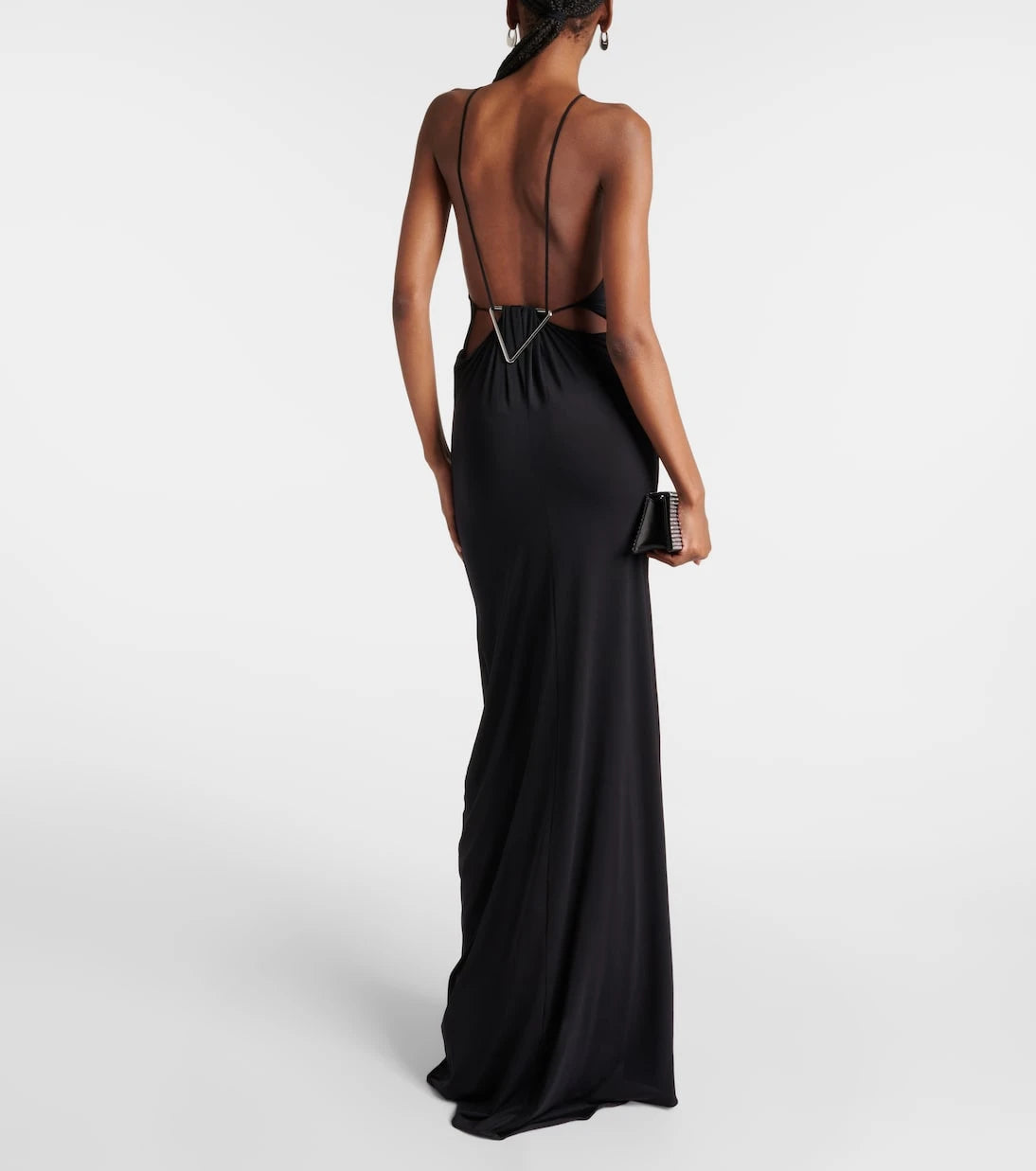 Coperni - Suspended Triangle open-back maxi dress