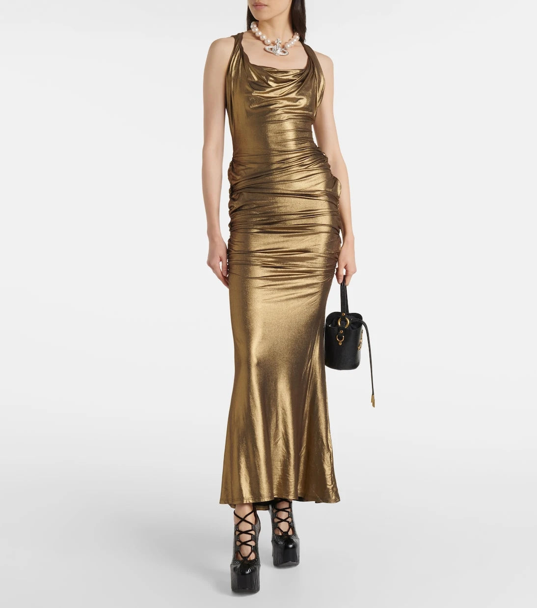 Vivienne Westwood - Liz draped jersey gown
