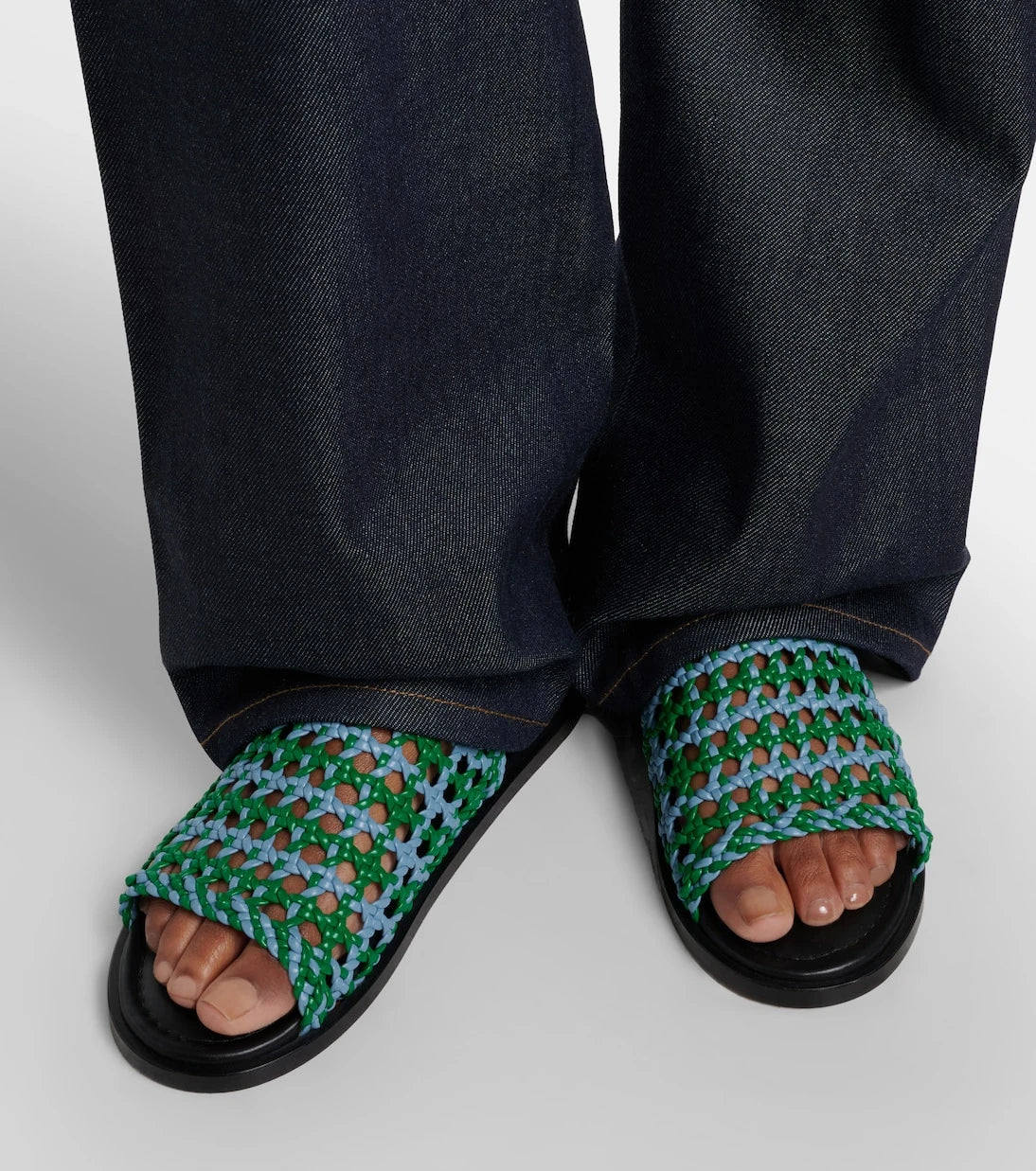 JW Anderson - Net fishnet sandals