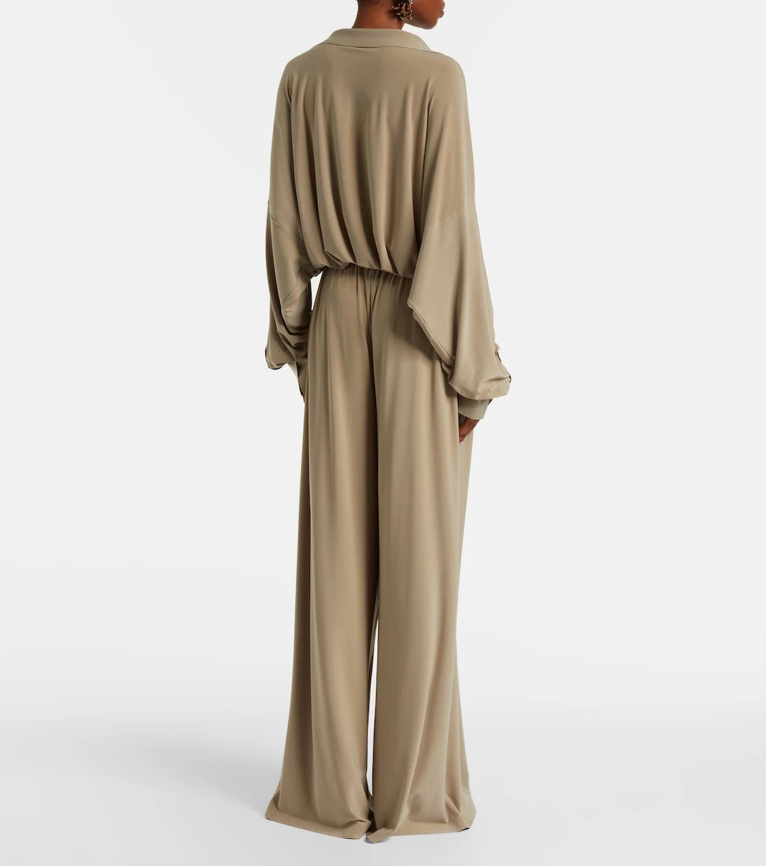 Norma Kamali - Mens pleated wide-leg pants