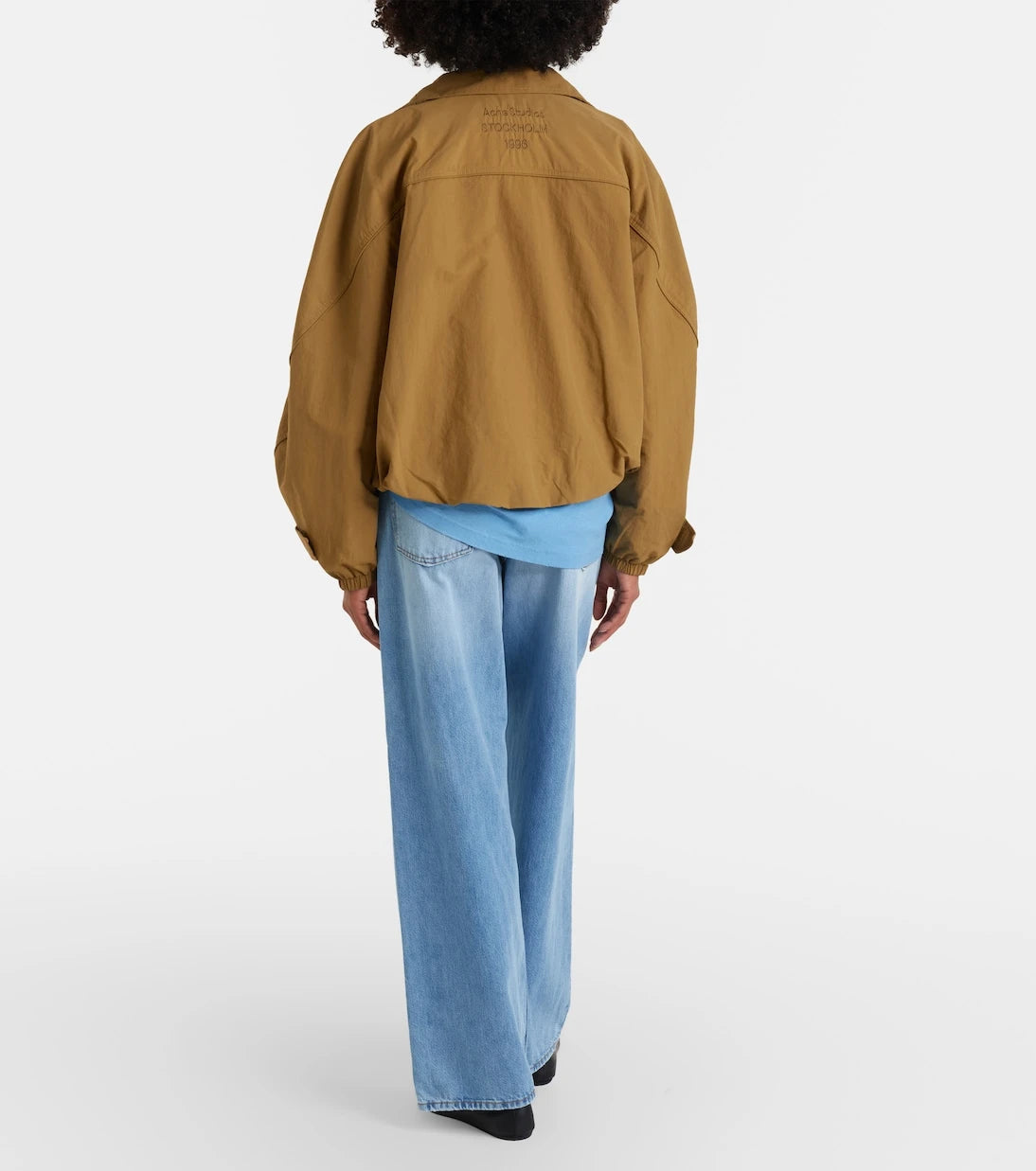 Acne Studios - جينز 1981 واسع الساق وخصر متوسط الارتفاع