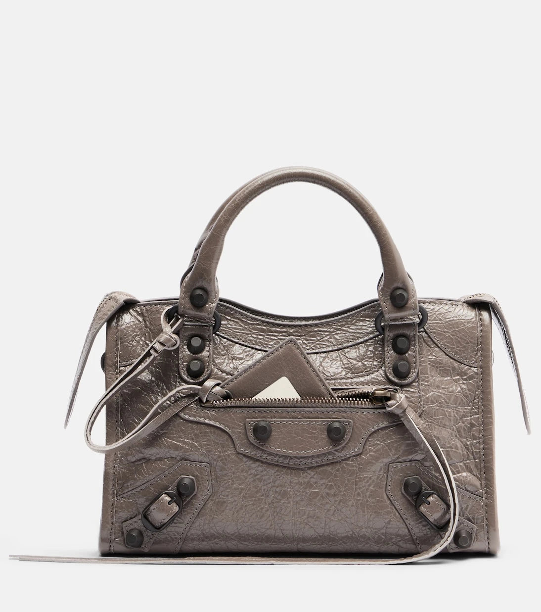 Balenciaga - Le City Mini leather top-handle bag