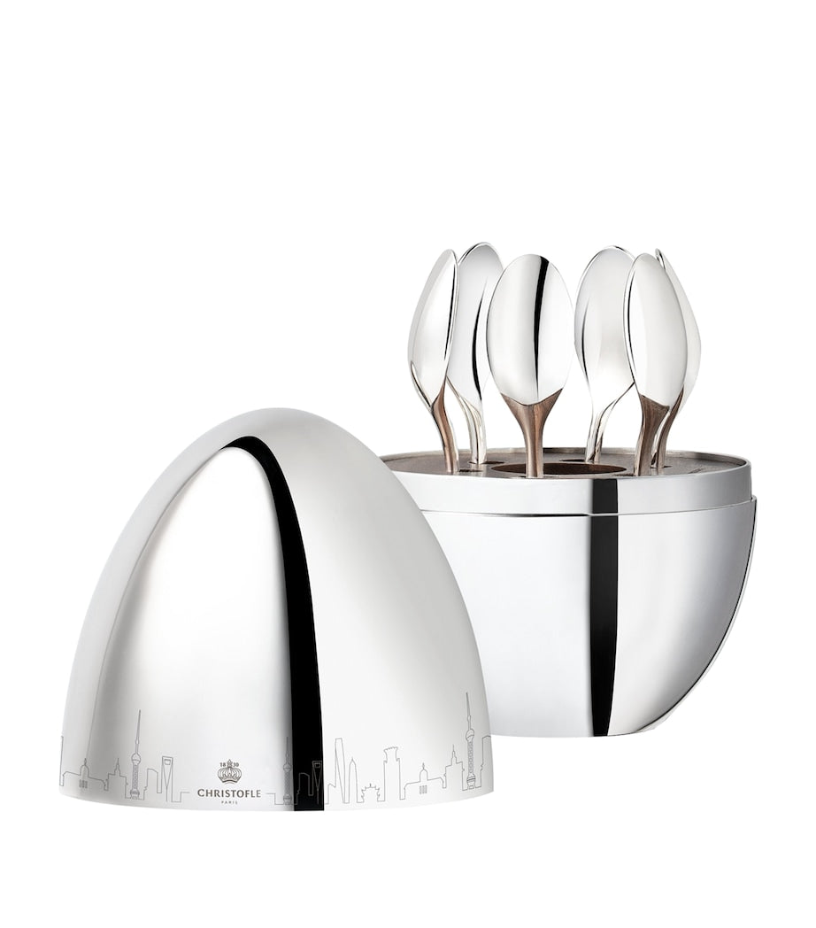 Mood Shanghai 6-Piece Espresso Spoon Canteen