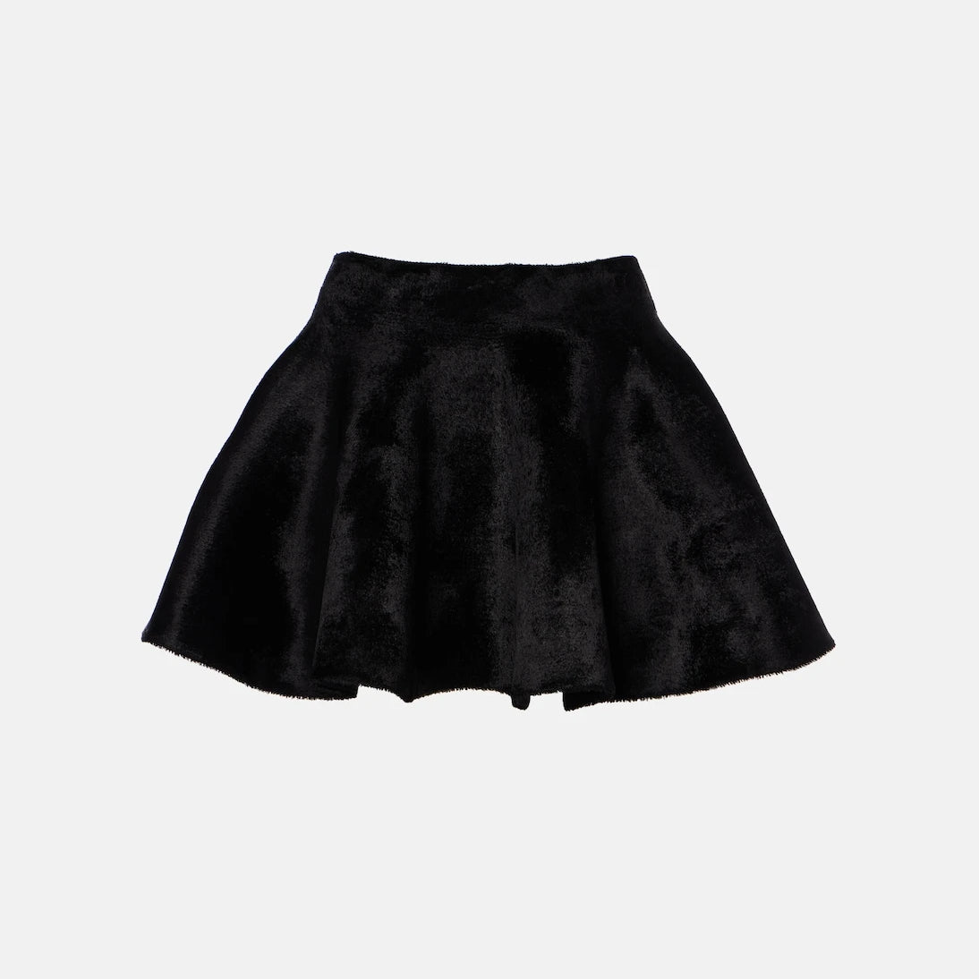 Alaïa - Flared wool-blend miniskirt