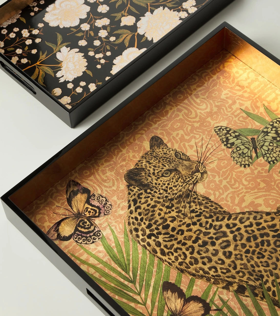 Les-Ottomans - x Matthew Williamson wood tray