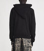 Rick Owens Black Cotton Mountain Hoodie