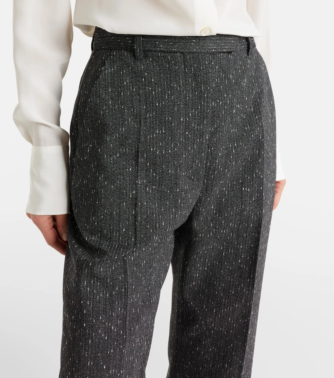 McQueen - Chalk stripe straight pants