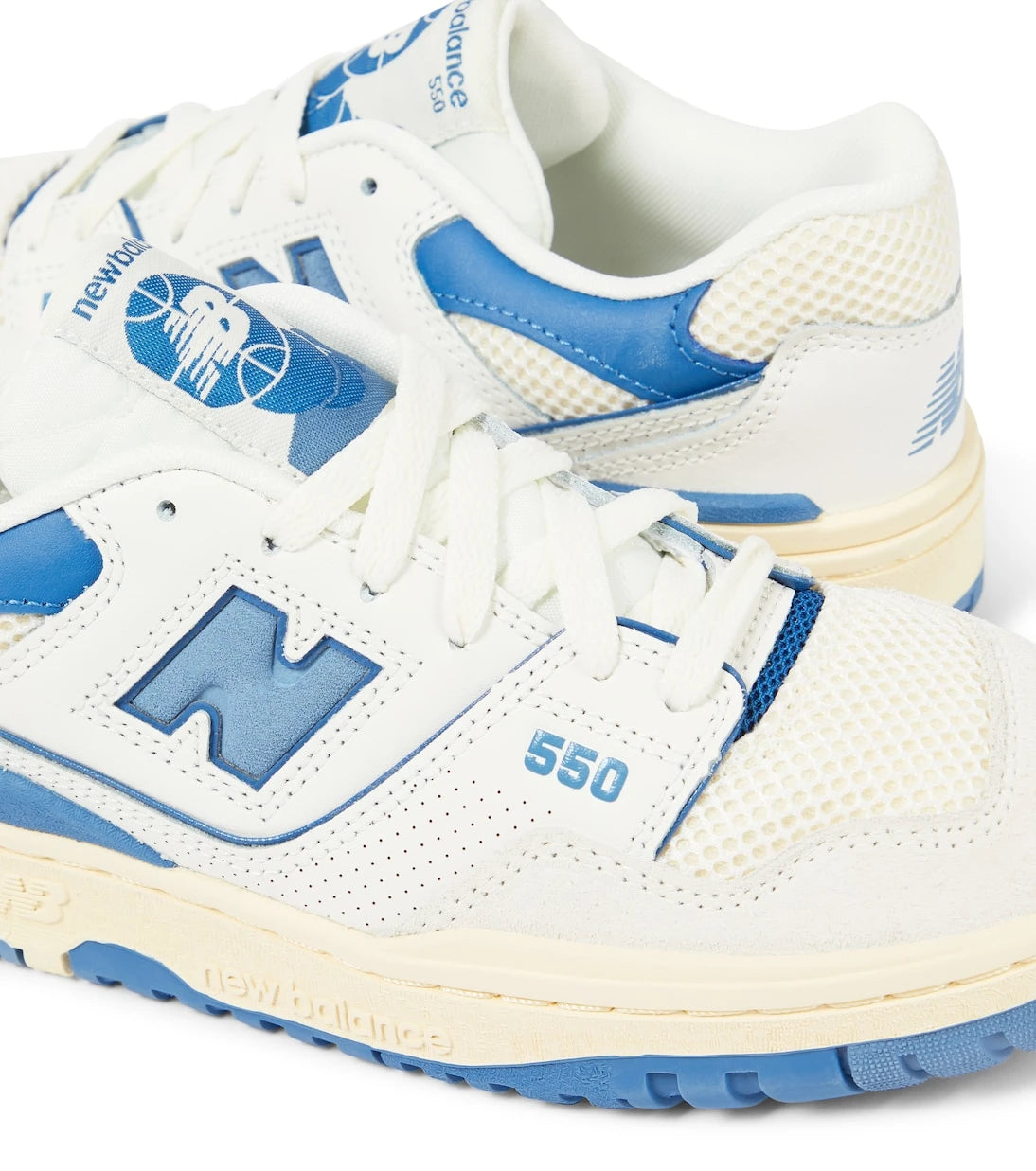 New Balance Kids - 550 leather sneakers