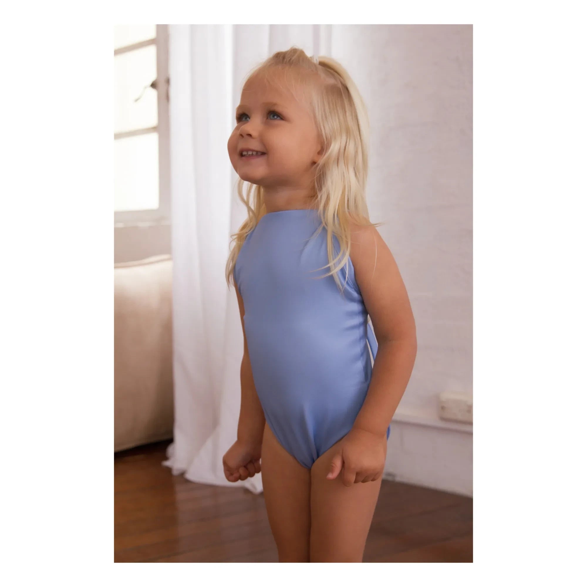 Ina Swim - Mara Recycled Nylon One Piece Swimsuit | Light blue